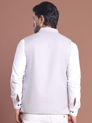 Solid Nehru Jacket For Men