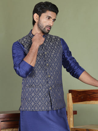 Woven Design Nehru Jacket