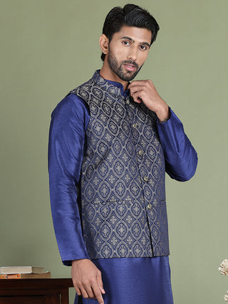 Woven Design Nehru Jacket