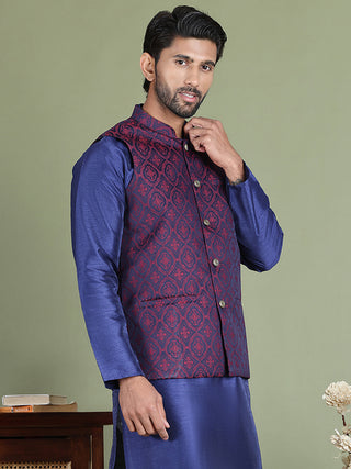 Woven Design Nehru Jacket