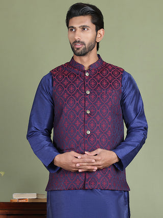 Woven Design Nehru Jacket