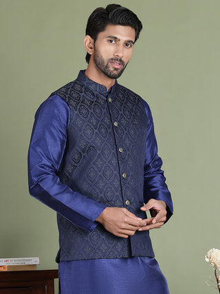 Woven Design Nehru Jacket
