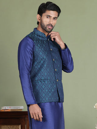 Woven Design Nehru Jacket