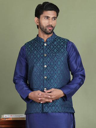 Woven Design Nehru Jacket