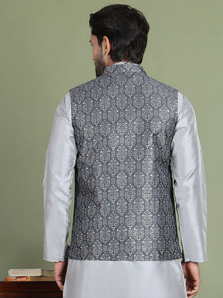 Men's Printed Nehru Jacket