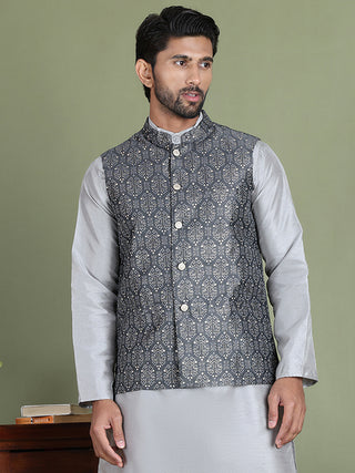 Men's Printed Nehru Jacket