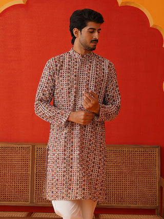 Embroidered & Printed Kurtas For Men