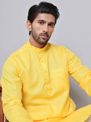 Solid Cotton Kurtas for Men