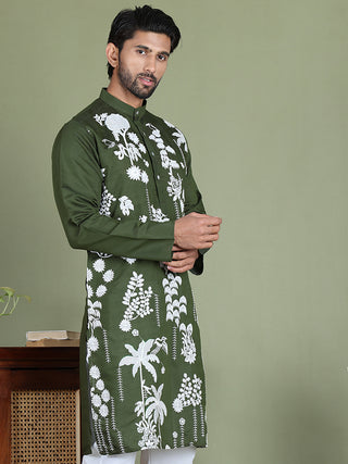Embroidered Straight Kurtas.