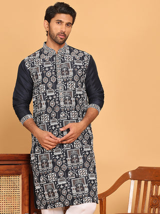 Embroidered Straight Kurtas For Men