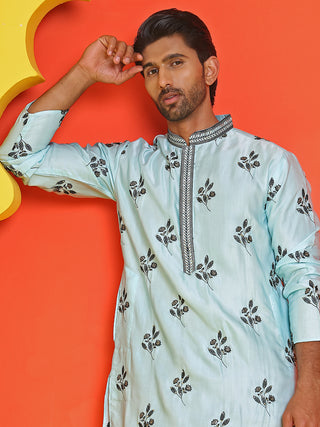 Chikankari Embroidered Kurtas For Men