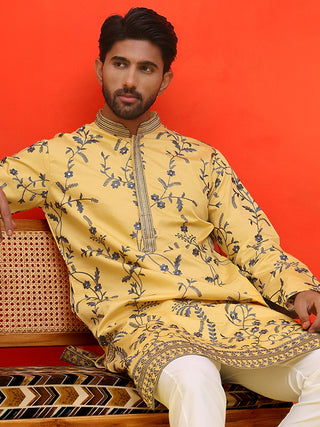 Chikankari Embroidered Kurtas For Men