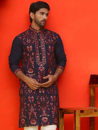 Embroidered & Sequins Kurtas For Men
