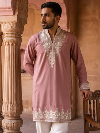 Embroidered Japanese Fabric Kurta