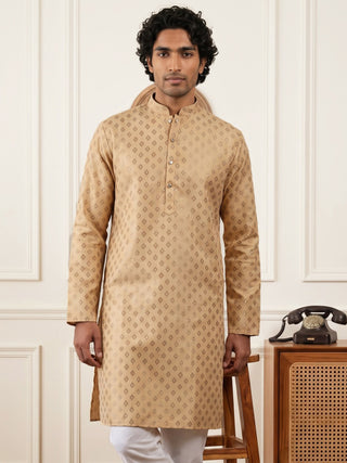 Men’s Foil Print Traditional Kurta