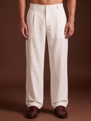 Men Straight Fit Korean Pants