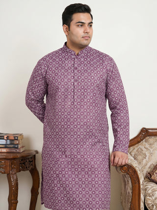 Men's Geometric Printed Kurta