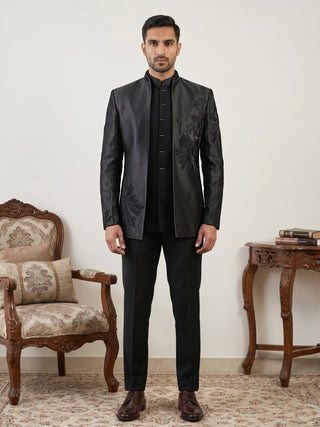 Japanese Fabric Embroidered Indo-Western Set