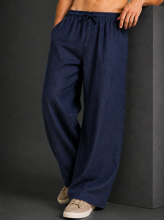 Men’s Relaxed Fit Linen Trousers