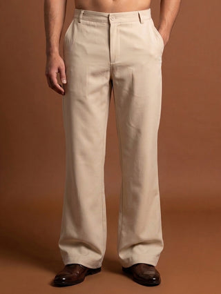 Men Straight Fit Korean Pants