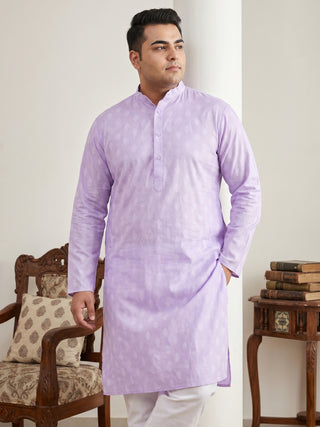 Floral Printed Kurta with Pyjama for Men