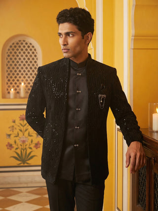 Men’s Embroidered Indo-Western Set