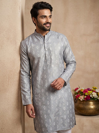 Men’s Foil Print Traditional Kurta Pyjama