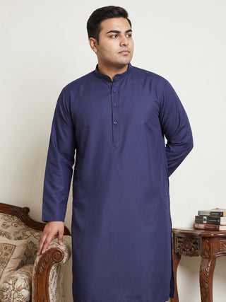 Solid Cotton Kurta for Men