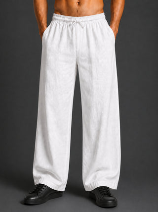 Men’s Relaxed Fit Linen Trousers