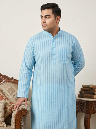 Men's Cotton Striped Kurta