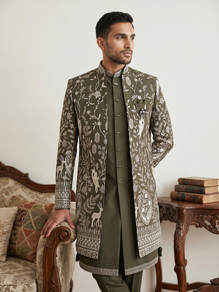 Men's Premium Japanese Fabric Indo-Western Set
