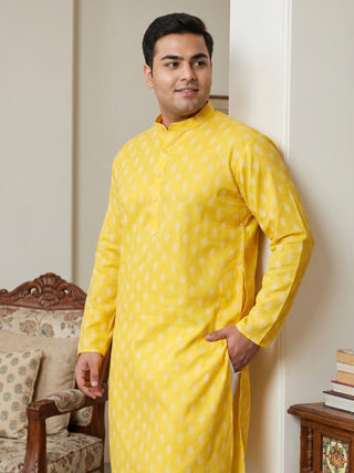 Floral Printed Kurta for Men
