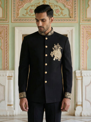 Japanese Embroidered Indo-Western Set