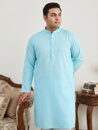 Solid Cotton Kurta for Men