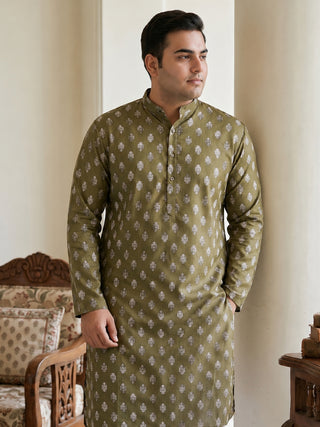 Floral Printed Kurta for Men