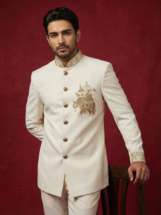 Japanese Embroidered Indo-Western Set