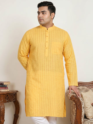 Men's Cotton Striped Kurta