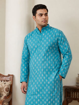 Floral Printed Kurta for Men