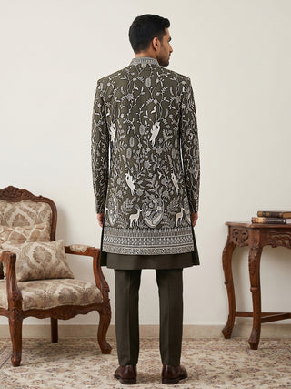 Men's Premium Japanese Fabric Indo-Western Set