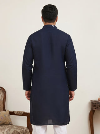 Floral Embroidered and Sequins Kurta