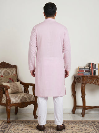 Floral Embroidered and Sequins Kurta Set
