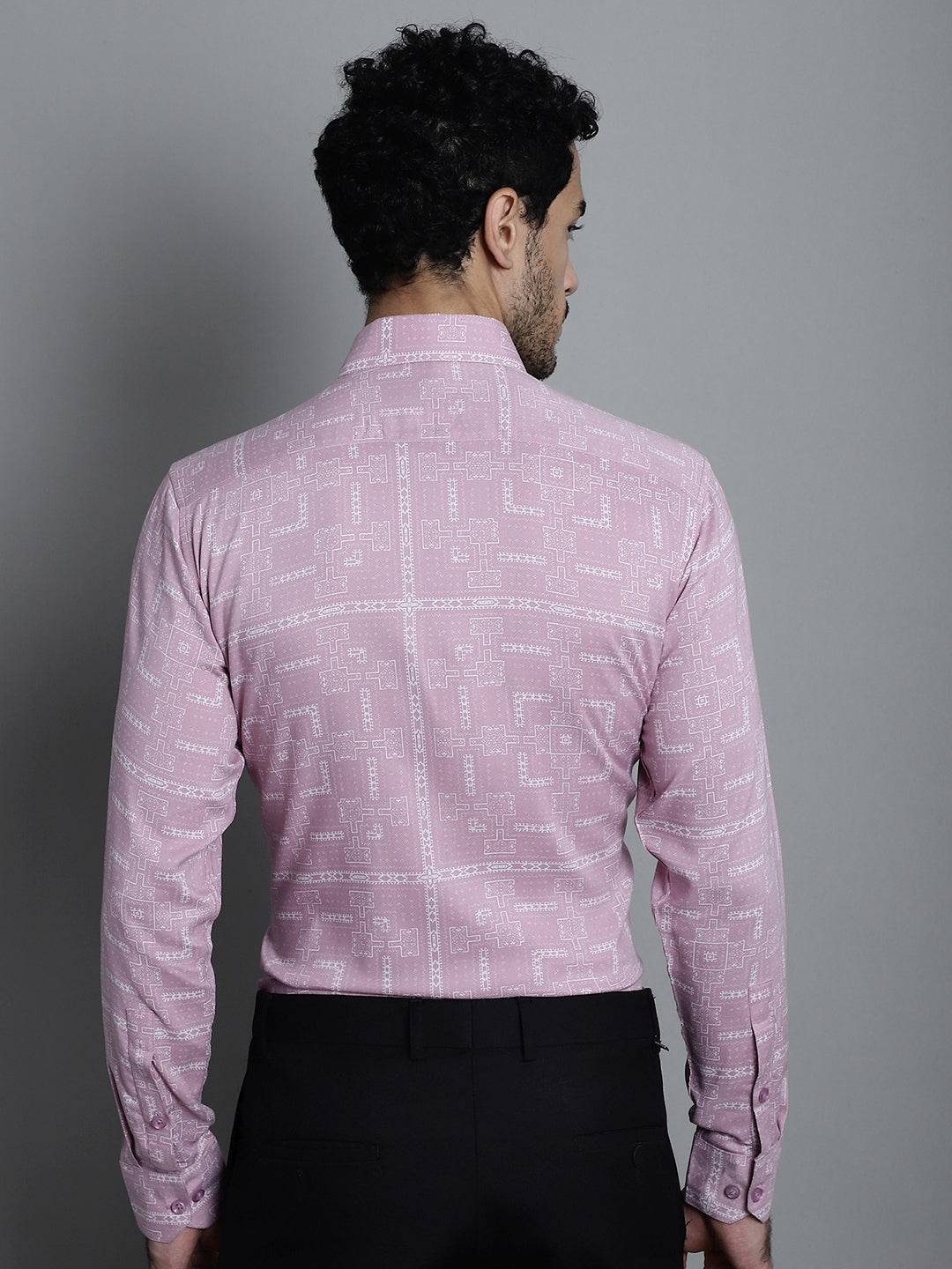 Men's Geomatric Printed Formal Shirts