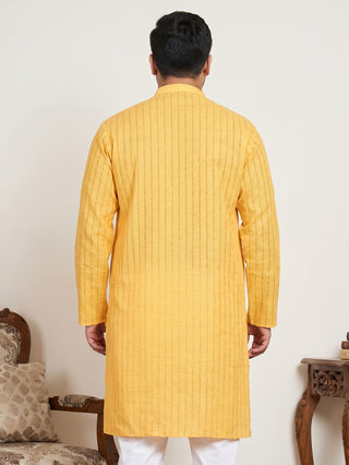 Men's Cotton Striped Kurta