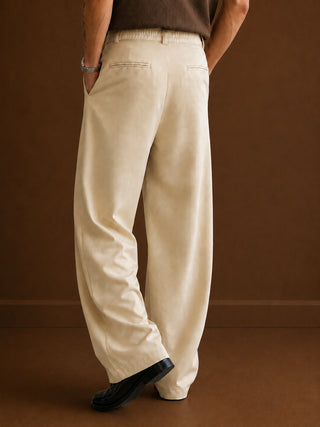 Men Straight Fit Korean Pants