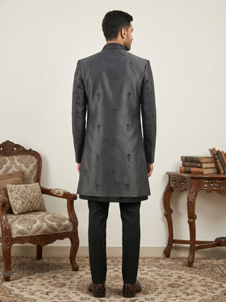 Men's Japanese Fabric Indo-Western Set