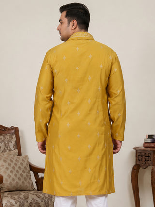 Embroidered & Sequin Kurta With Dupatta