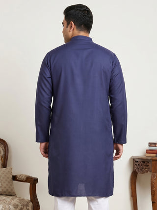 Solid Cotton Kurta for Men