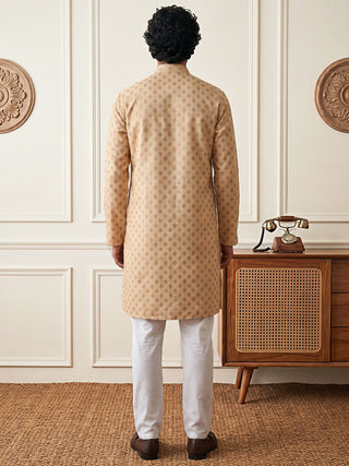 Men’s Foil Print Traditional Kurta Pyjama