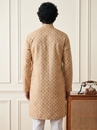 Men’s Foil Print Traditional Kurta