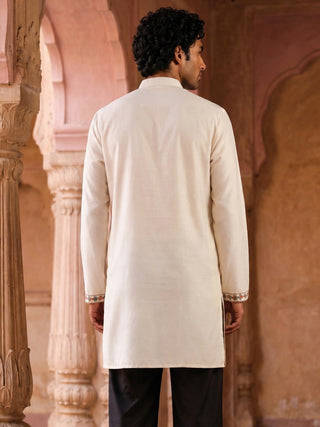 Japanese Fabric Designer Embroidered Kurta